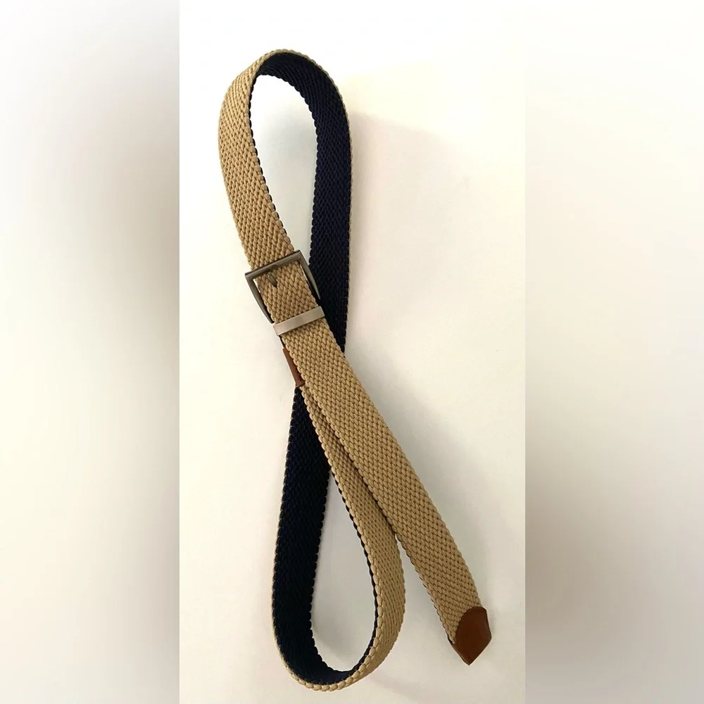 Tommy Bahama Men's Reversible Stretch Khaki Belt XL or 38-42
